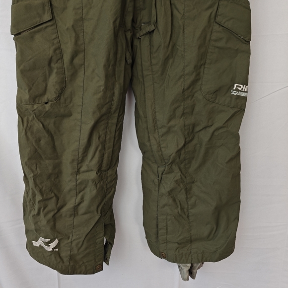 RIDE Men's Snowboard Snow Pants Size XS in Hunter Green - Picture 3 of 13